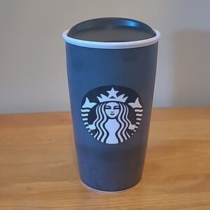 STARBUCKS 2016 Retired Writable Surface Travel Tumbler Mug With Lid, Siren Logo